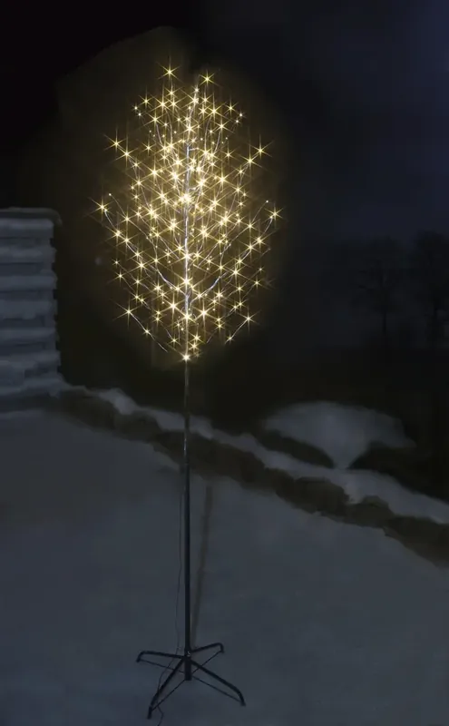 Deko Baum mit 240 warmweißen LEDs, 2,4 Meter Versand Am Gleichen Tag